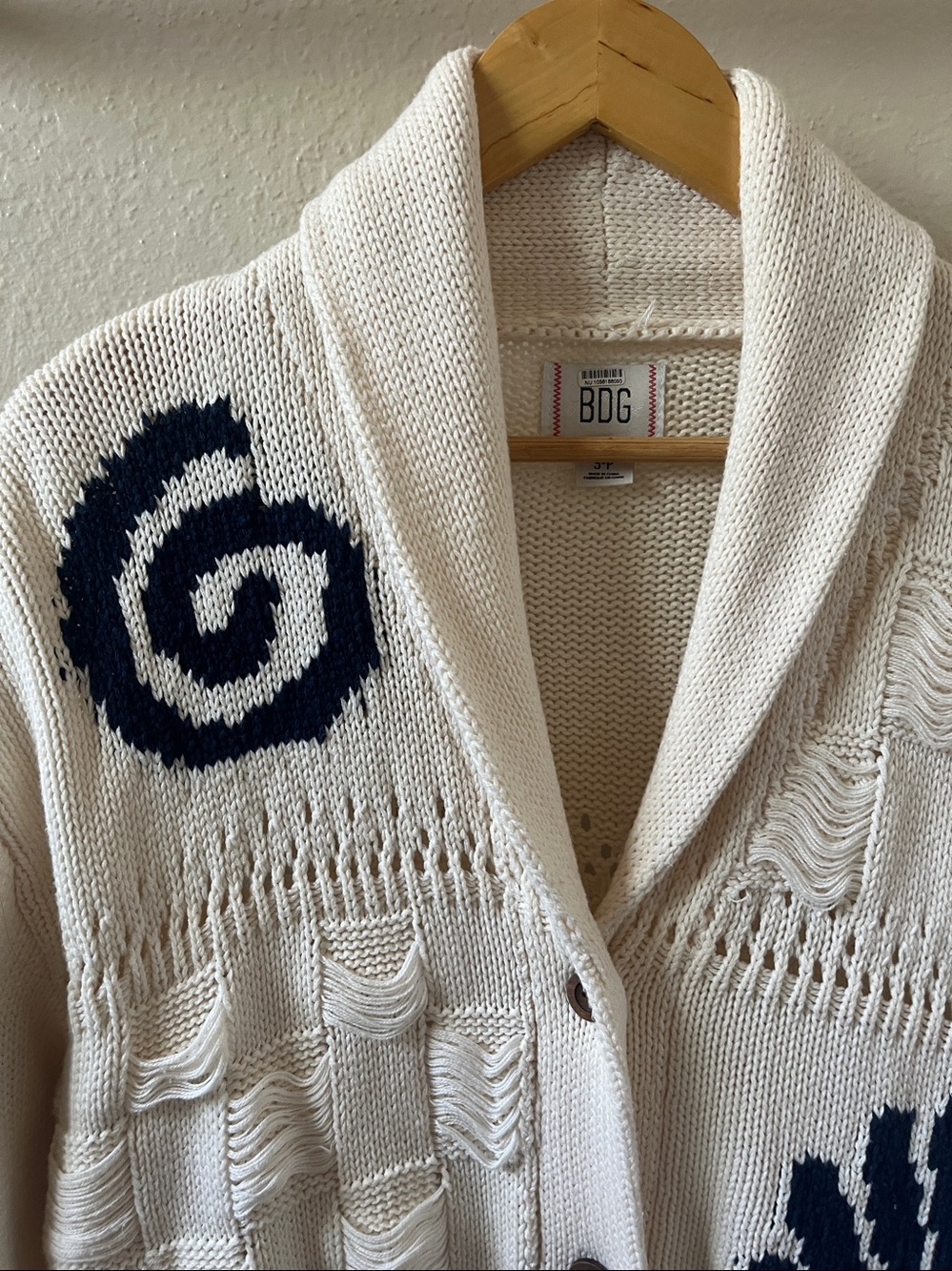 Urban Outfitters BDG Martha Beach Cardigan size S-P - Picture 2 of 13